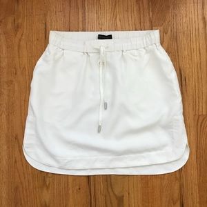 NWT Banana Republic white drawstring skirt